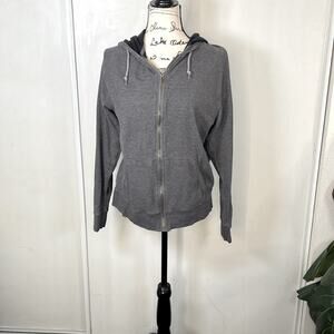 Old Navy Men's Gray Hoodie Sweatshirt - Small
